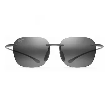 MAUI JIM Huelo saulesbrilles 446-11M Unisex 55/18/145 mm Matēti pelēka Zilā Havaja Polarizētas