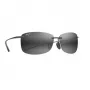 MAUI JIM Huelo saulesbrilles 446-11M Unisex 55/18/145 mm Matēti pelēka Zilā Havaja Polarizētas
