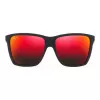 Maui Jim Red Sands Saulesbrilles RM864-02A Unisex 64mm Matēts Melns Rāmis Neitrāli Pelēkas Lēcas