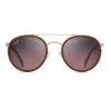 MAUI JIM RS534-16R Unisex saulesbrilles, matēts melns rāmis, neitrāli pelēkas lēcas, 54/18/140 mm