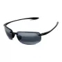 MAUI JIM Unisex saulesbrilles 407-02 Mauna Kea Gloss Black Neutral Grey Polarized 64mm