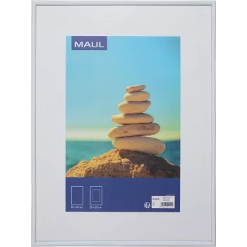 MAUL 1935802 Viens foto rāmis 30 x 40 cm, balts MDF ar triecienizturīgu polikarbonāta priekšu, piestiprināms pie sienas