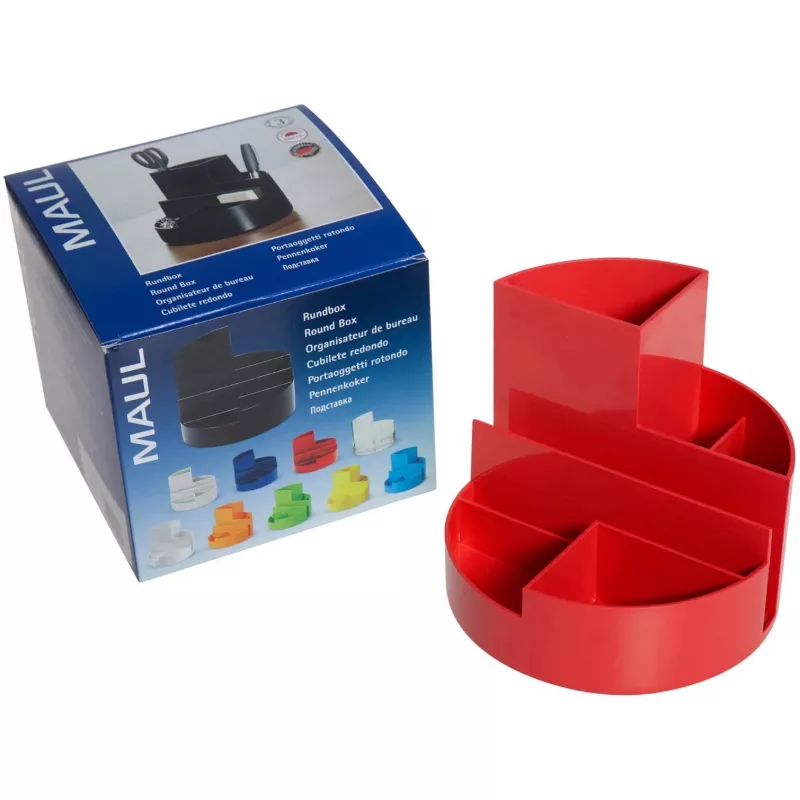 MAUL galda organizators apaļš plastmasas 14 cm diametrs 12.5 cm garums 4117625