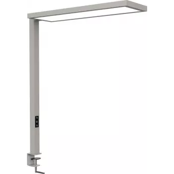 MAUL LED Desk Clamp Light Senja with Motion/Daylight Sensor Silver