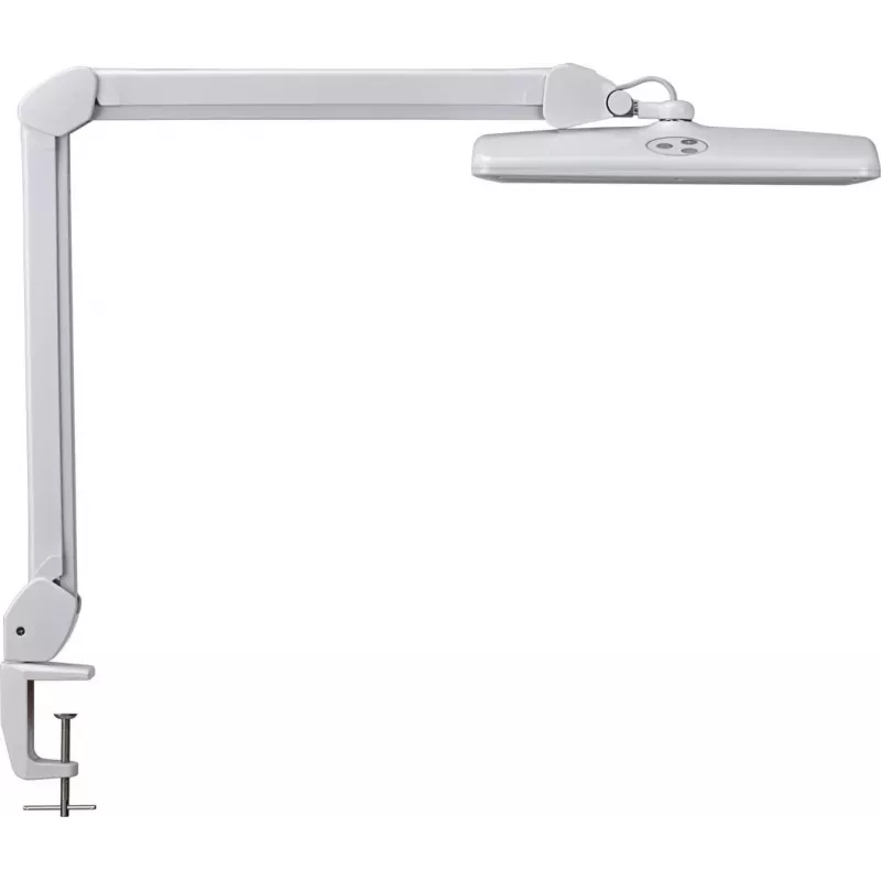MAUL LED Desk Lamp Intro Dimmable with Clamp Base White