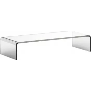 MAUL Monitora pacēlājs 100 mm caurspīdīgs akrila stikls, 20 kg slodze, neslīdošs, salikts (1951605)