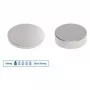 MAUL neodīma diska magnēts 10 x 1 mm, niķelēts, 0,5 kg turēšanas spēks (1 gab.) 6166196