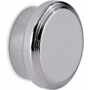 MAUL apaļais neodīma magnēts ar nerūsējošā tērauda korpusu, 30 mm diametrs, 9 mm biezums, sudraba, 1 gab. 6171096