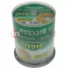 Maxell DVD+R 4.7 GB 16x 100 diski vārpstas kastē