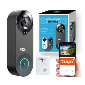 MBG LINE SF W3 Video Durvju Telefons Melns