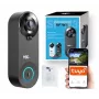 MBG LINE SF W3 Video Durvju Telefons Melns