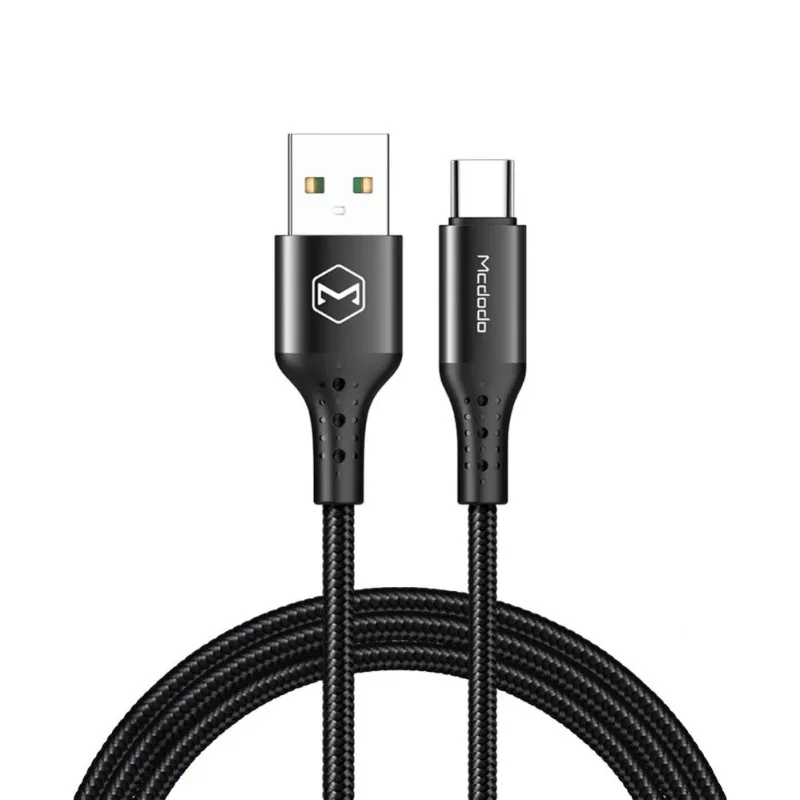 Mcdodo USB-C to USB-C kabelis 1,5m 5A 100W Melns