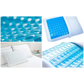 MDH QMED Ortopēdiskais spilvens ar dzesējošo želeju - formas atmiņa (Comfort Gel Pillow)