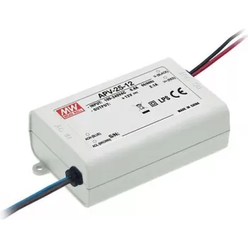 MEAN WELL APV-25-24 Pastāvīga sprieguma LED draiveris 24V 25W IP42 Balts