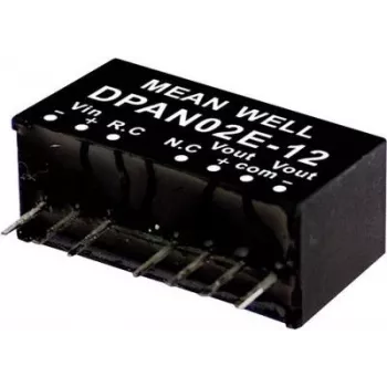 MEAN WELL DPAN02A-15 DC-DC pārveidotāja modulis 2W 5V uz 15V SIP4