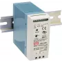 MEAN WELL DRC-100B 96,6 W DIN sliedes barošanas bloks ar UPS funkciju un akumulatoru lādētāju, 24 V DC 4 A, 90–264 V AC ieeja, zils/balts