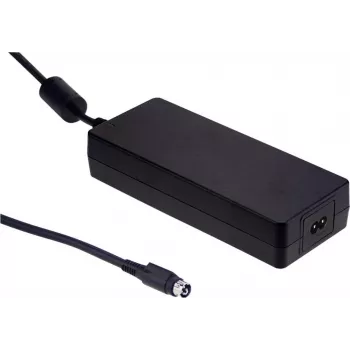 MEAN WELL GSM160B12-R7B 140W 12V 11,67A medicīniskais AC/DC galda barošanas adapteris ar 4 kontaktu DIN izvadu