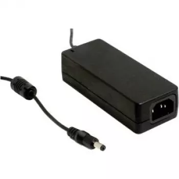 MEAN WELL GSM40A07-P1J medicīnas klases 40W AC/DC barošanas bloks ar 7,5V DC izeju un 2,1x5,5mm cilindrisko spraudni