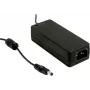 MEAN WELL GSM60A05-P1J 40W medicīniskais AC/DC barošanas adapteris ar 5V DC izeju un 2,1 mm DC spraudni