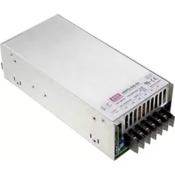 MEAN WELL HRP-600-24 - 648 W rūpnieciskais barošanas bloks, 24 VDC, aktīvā PFC, 90% efektivitāte