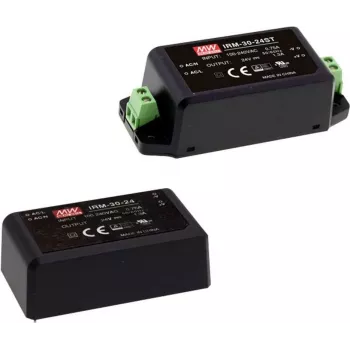 MEAN WELL IRM-30-5ST AC/DC PCB montāžas barošanas bloks 5V 6A 30W iekapsulēts modulis
