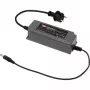 MEAN WELL OWA-60E-12 60W 12V 5A IP67 noslēgts barošanas bloks ar AC kontaktdakšu un DC kabeli