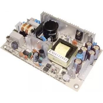 MEAN WELL PT-45B 45W trīs izeju AC/DC komutācijas barošanas bloks, 5V/12V/-12V, atvērta rāmja