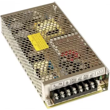 MEAN WELL RD-125-1224 125W divu izeju AC/DC barošanas bloks 12V 7A + 24V 2.5A