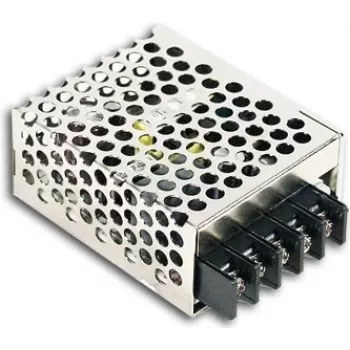 MEAN WELL RS-15-5 15W 5V 3A slēgts komutācijas barošanas bloks