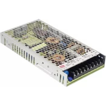 MEAN WELL RSP-200-48 201,6W 48V 1U zema profila slēgts barošanas bloks ar aktīvo PFC un ventilatora dzesēšanu