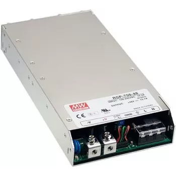 MEAN WELL RSP-750-24 750W 24V 31.3A slēgts barošanas bloks ar PFC un 1U zemu profilu