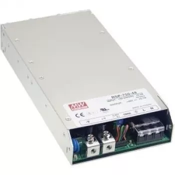 MEAN WELL RSP-750-48 750W 48V slēgts barošanas bloks ar PFC, 1U zema profila