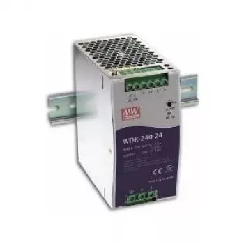 MEAN WELL WDR-240-48 DIN sliedes barošanas bloks 240W 48V 5A 3 fāžu ieeja