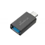 MEDIARANGE MRCS216 USB-A uz USB-C adapteris, melns, 5 Gbps