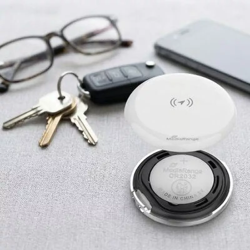 MEDIARANGE MRMA140 Smart Tracker 2-Pack – Bluetooth 5.2 Item Locator ar Apple Find My, IP67, 12 mēnešu baterija