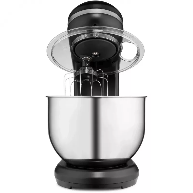 MEDION LIFE MD18420g Digitālā virtuves iekārta 500W motors, 1000W sildīšana, 2.2L bļoda, 10 ātrumi + turbo, LCD displejs, nerūsējošais tērauds, melna