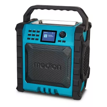 Medion LIFE P66896 Premium būvlaukuma radio DAB+ FM Bluetooth 14W šļakatu drošs