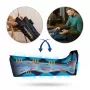 Medivon Compression Massager Aeria - Kāju un pēdu gaisa kompresijas masieris ar siltumu, 3 režīmi, 3 intensitātes, bezvadu tālvadība