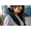 Medivon Hyperion Collar Shiatsu kakla un plecu masieris ar siltumu, 8 masāžas galviņas, 3 intensitātes līmeņi, melns/pelēks