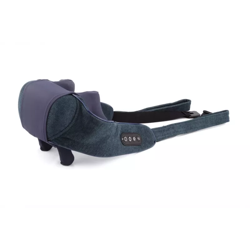 Medivon Hyperion Collar Shiatsu kakla un plecu masieris ar siltumu, 8 masāžas galviņas, 3 intensitātes līmeņi, melns/pelēks