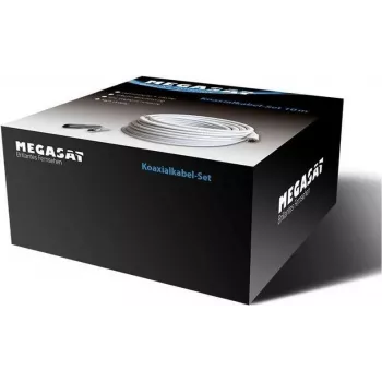 Megasat 100146 Koaksiālais kabelis 20 m F-Type Balts