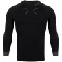 Vīriešu termoaktīvs sporta krekliņš Alpinus Tactical Base Layer melns-pelēks GT43219
