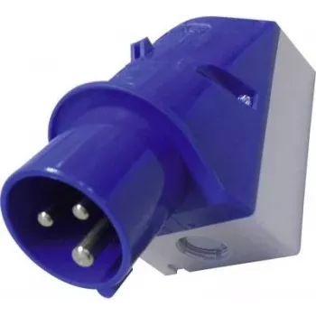 MENNEKES CEE-CARA sienas kontaktspraudnis 16 A 3-poliem 230 V 6h IP44 zils