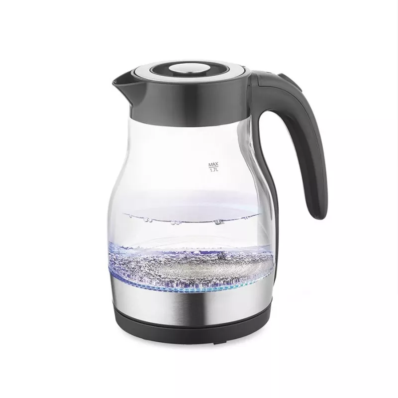 MEO Stikla elektriskā tējkanna 2200W 1.7L Melna MR-061-BLACK MAESTRO