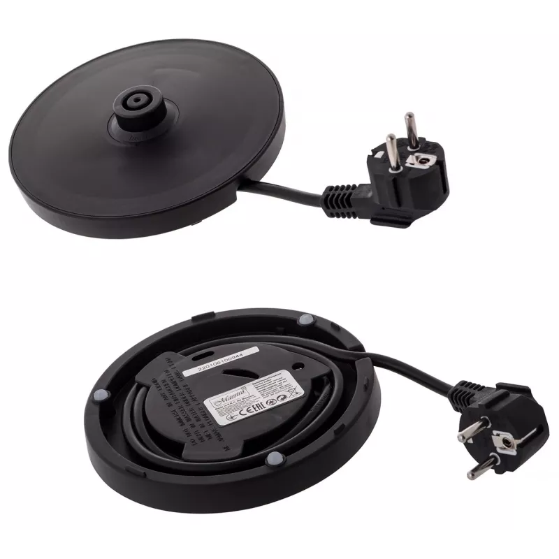 MEO Stikla elektriskā tējkanna 2200W 1.7L Melna MR-061-BLACK MAESTRO