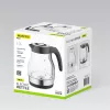 MEO Stikla elektriskā tējkanna 2200W 1.7L Melna MR-061-BLACK MAESTRO