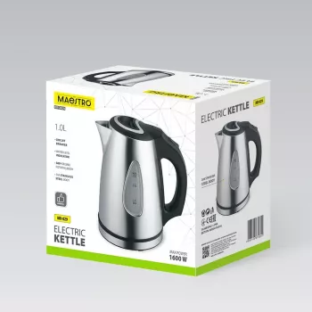 MEO MAESTRO MR-029New elektriskā tējkanna 1,7 L 2200 W balta