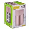 MEO MAESTRO MR-1636-60 600 ml dubultsienu vakuuma izolēts nerūsējošā tērauda pārtikas termoss ar 2 traukiem un salokāmu karoti