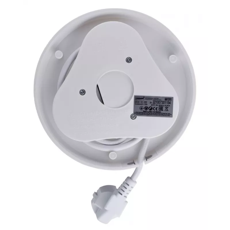MEO MR-073 MAESTRO Keramiskā elektriskā tējkanna 1.5L 1500W balta