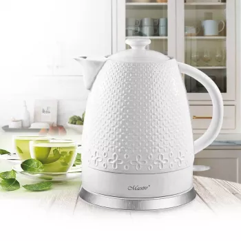 MEO MR-073 MAESTRO Keramiskā elektriskā tējkanna 1.5L 1500W balta